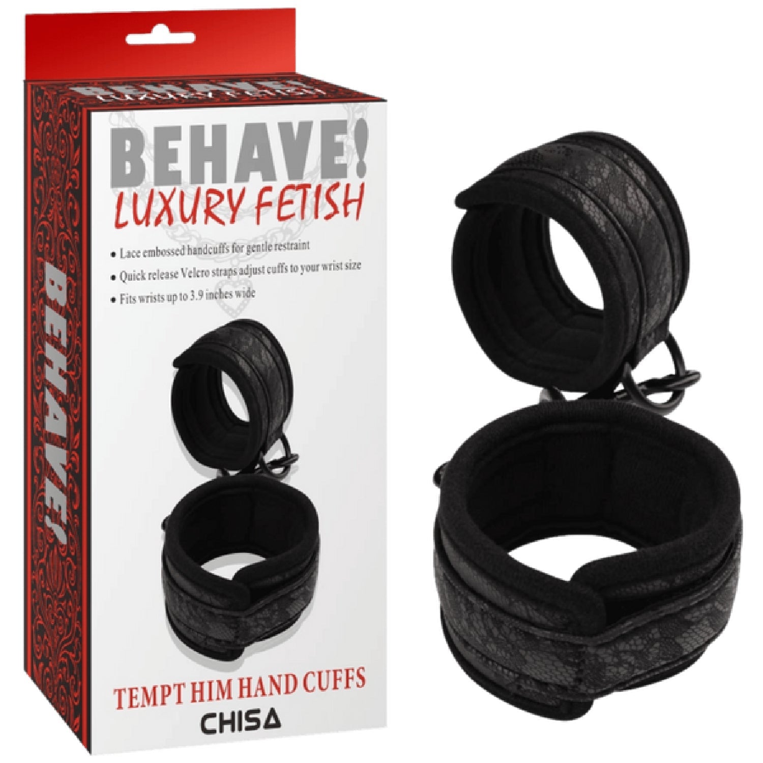 Tempt Him Hand Cuffs – Fully Adjustable Quick Release Handcuffs > Bondage Gear > Handcuffs