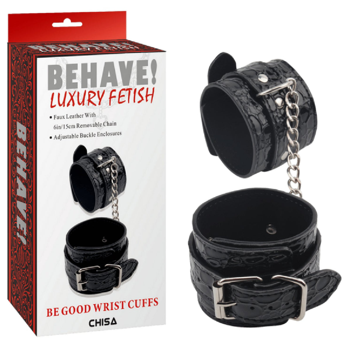 Be Good Wrist Cuffs – Fully Adjustable Metal Hook Restraints Bondage Accessory > Bondage Gear > Restraints