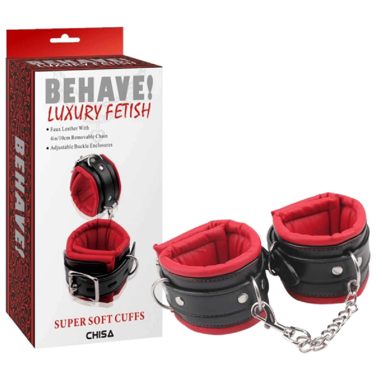 Super Soft Ankle Cuffs – Adjustable Metal Hook Restraint Cuffs > Bondage Gear > Restraints Main image