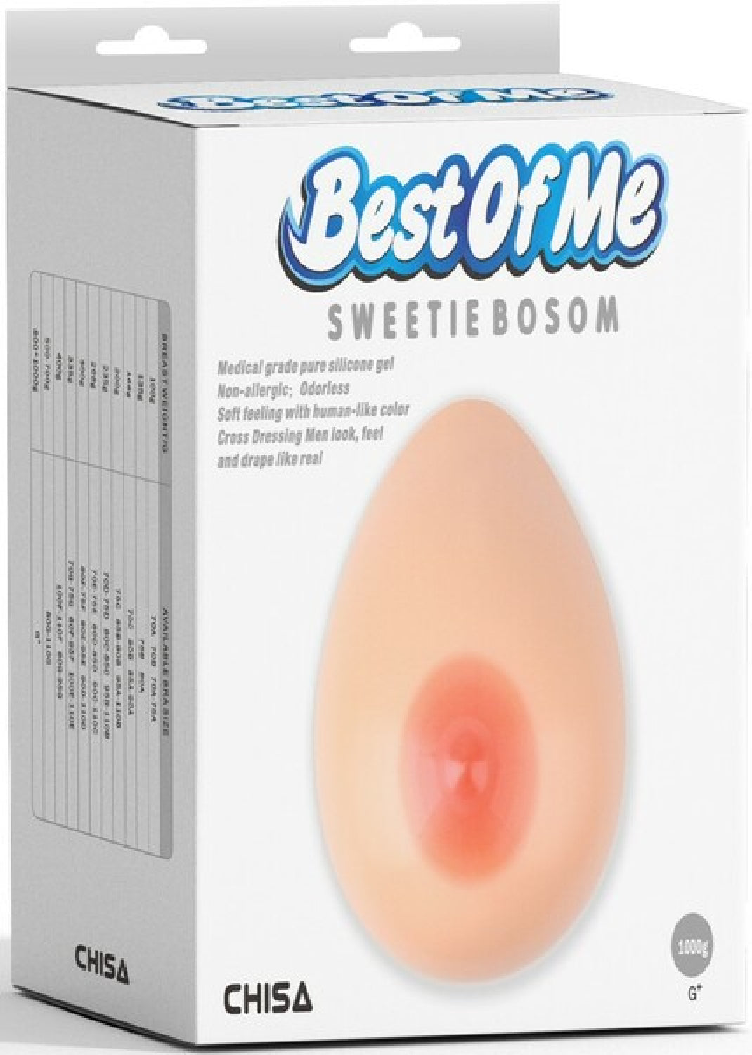 Sweetie Bosom Large (1000g) > Gender > Bodywear