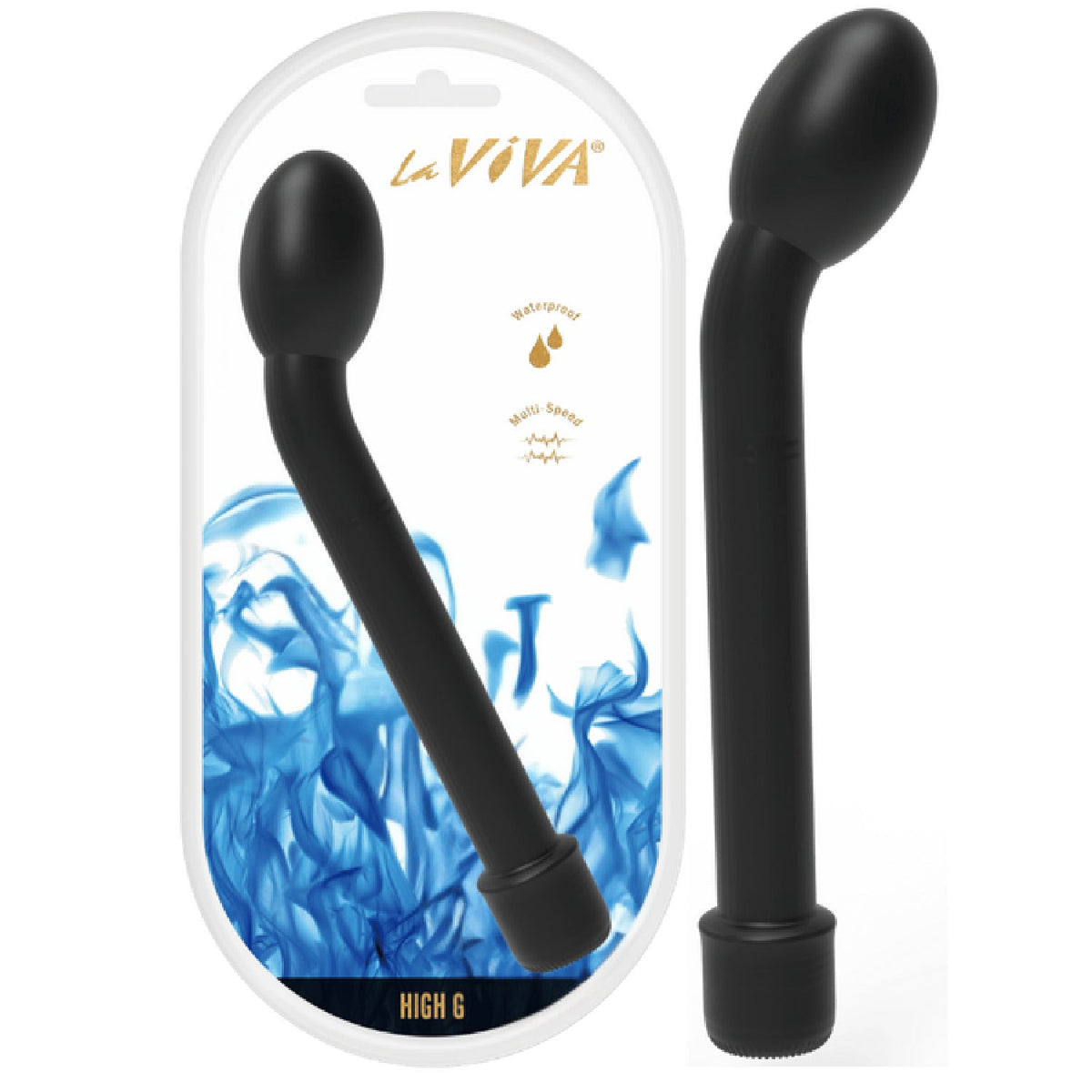 High G – Waterproof Multispeed G-Spot Vibrator Battery Operated Black > Vibrators > G-Spot