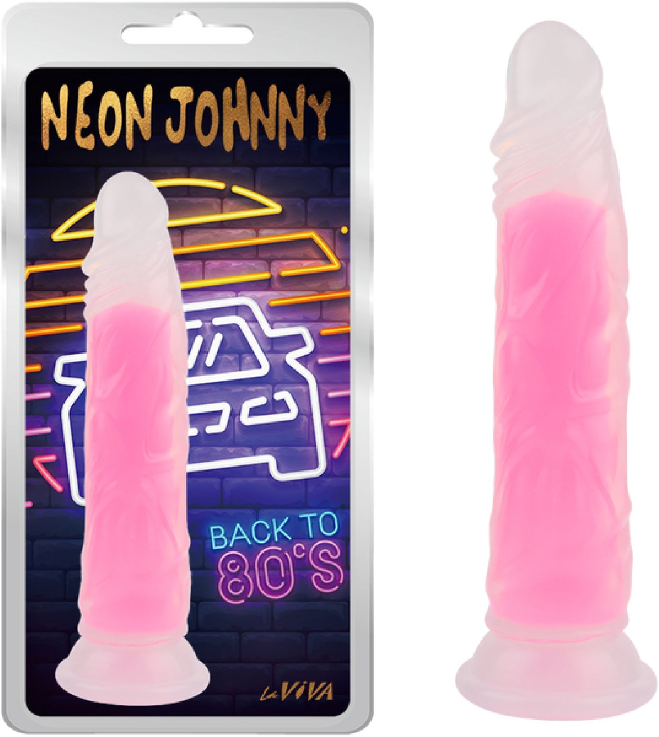 Neon Johnny 8.4" (Glow Pink) > Vibrators > Standard Vibrators Main image