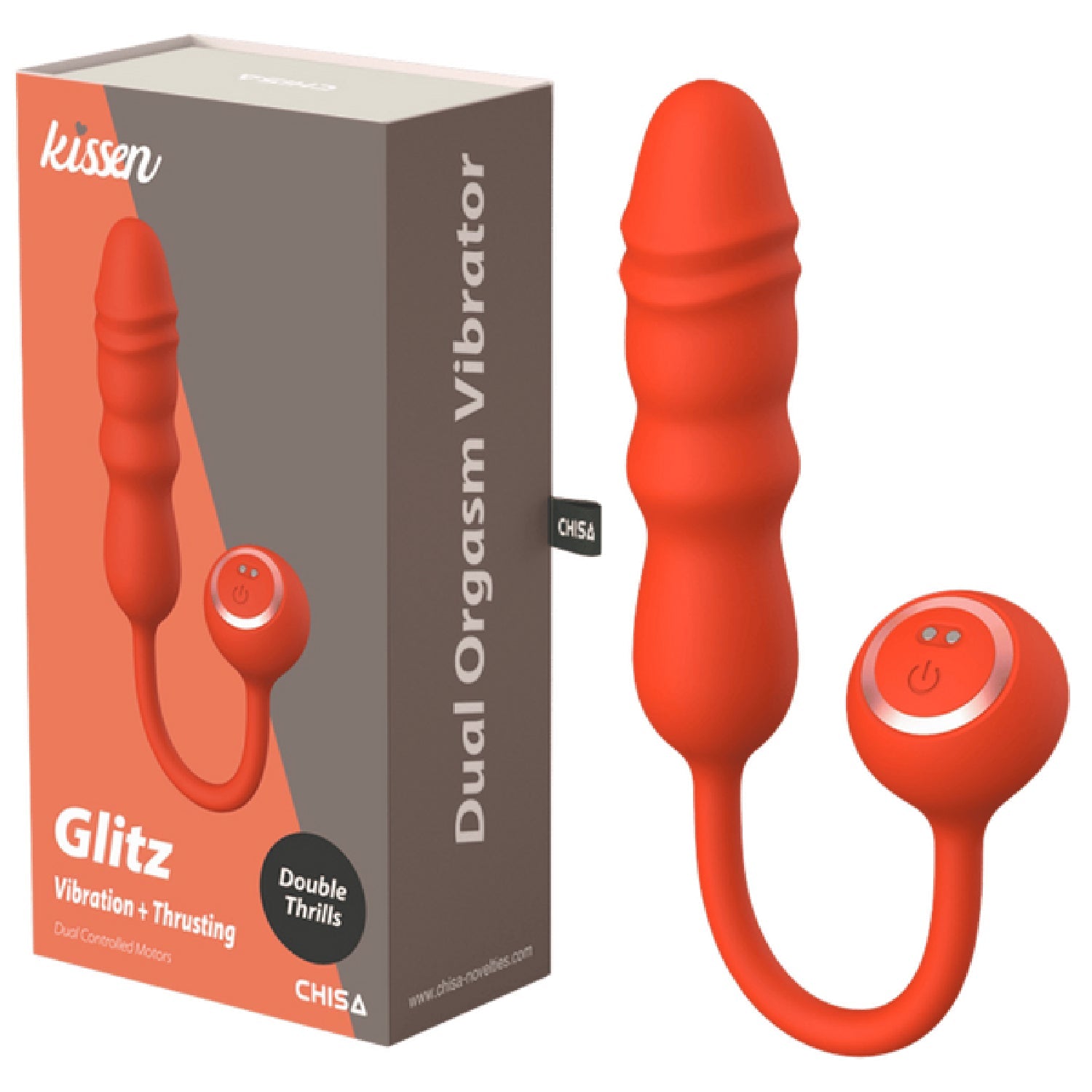 Glitz – Waterproof 26.8cm Silicone and ABS Vibrator with Multiple Patterns > Vibrators > Unconventional Main image