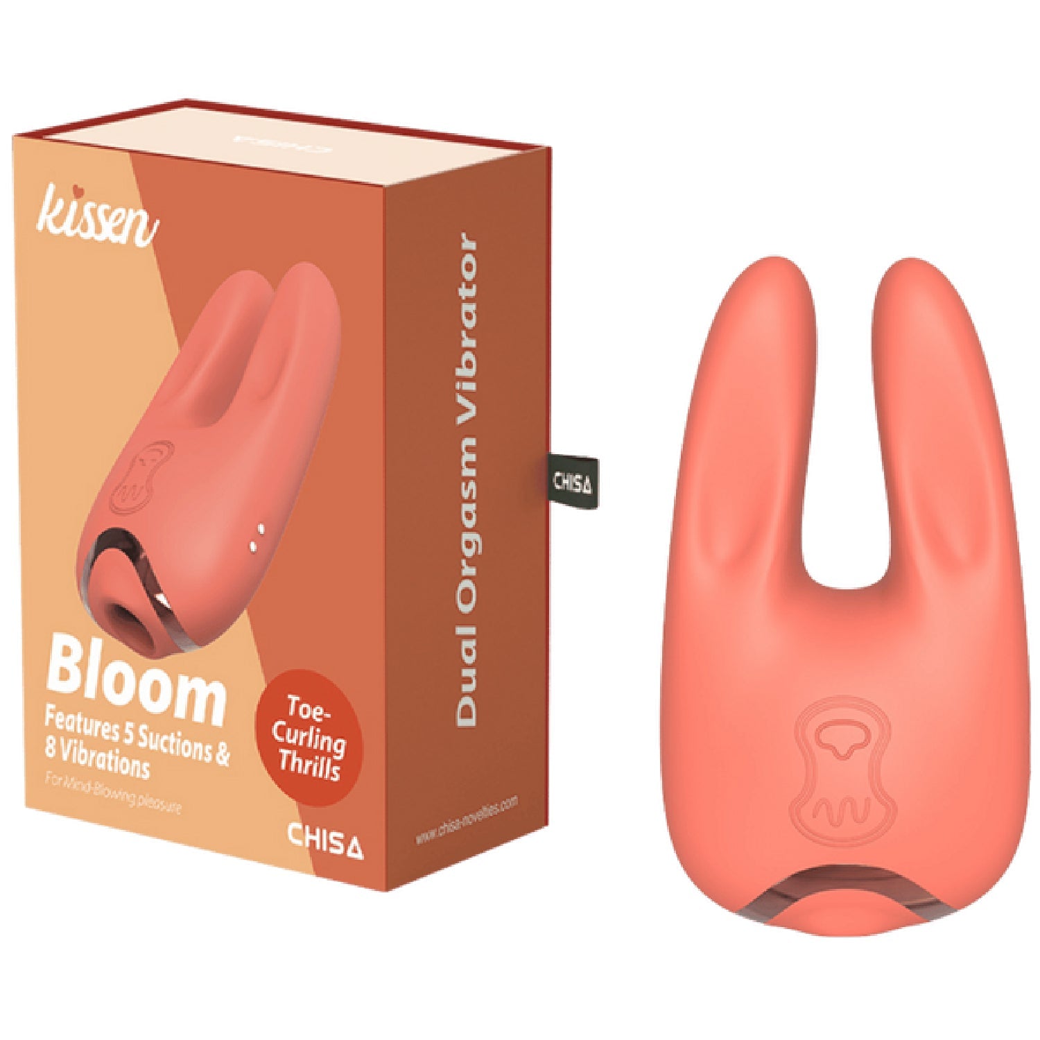 Bloom – Waterproof Silicone Vibrator with Suction and Vibration Features Secondary image