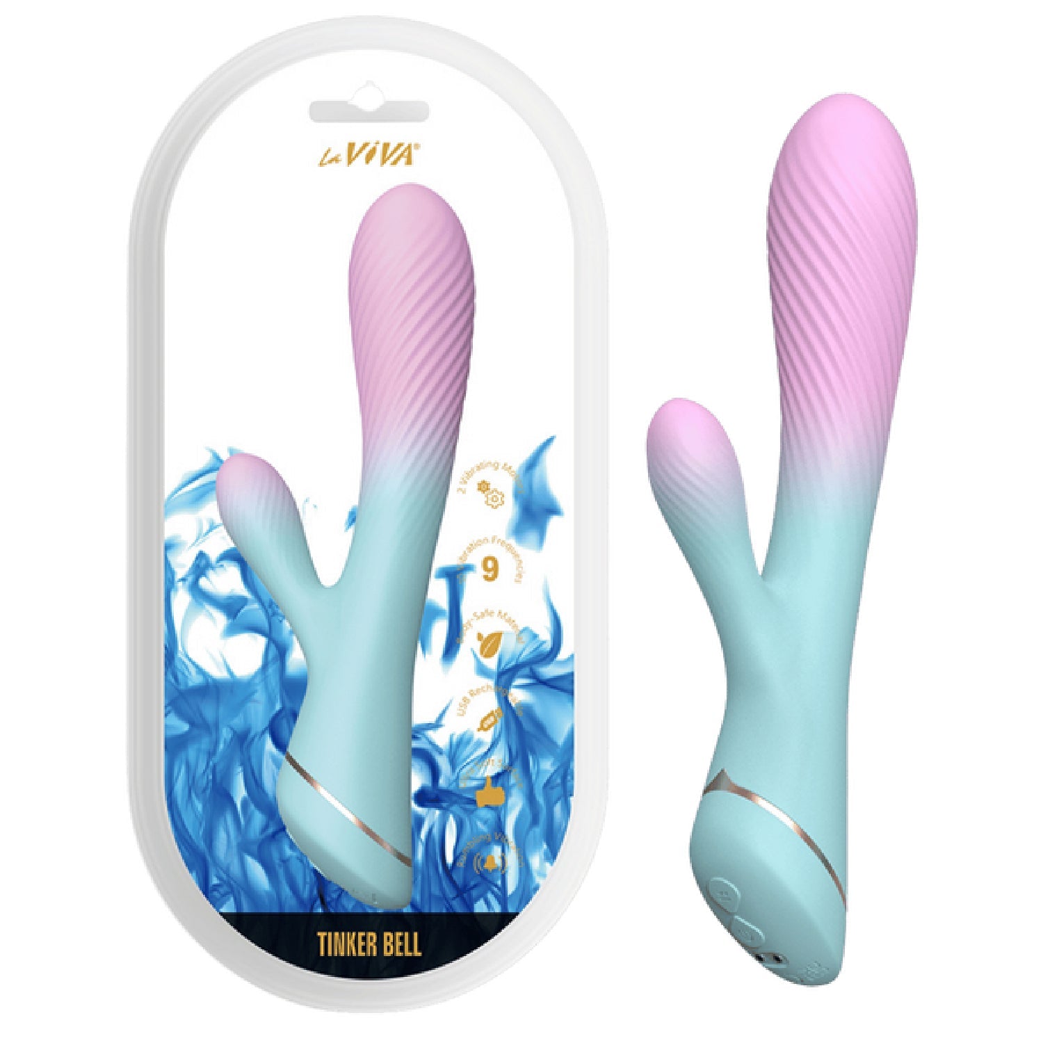 Tinker Bell – Waterproof Rechargeable Vibrator with Dual Motors and 9 Frequencies > Vibrators > Ladies > Rabbit