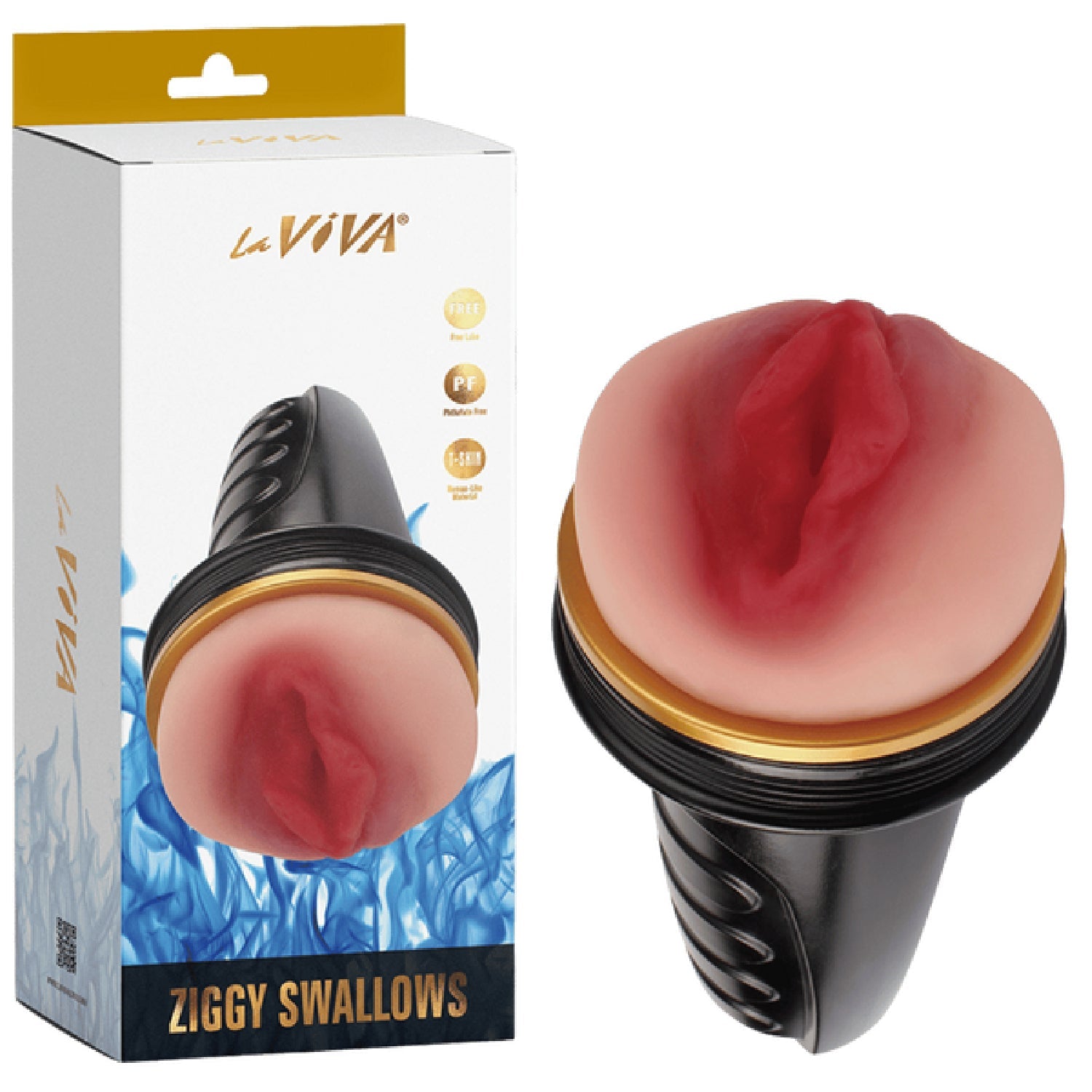 Ziggy Swallows – Realistic T-Skin Soft Snug Lifelike Vagina Masturbator > Sex Toys For Men > Masturbators > Manual