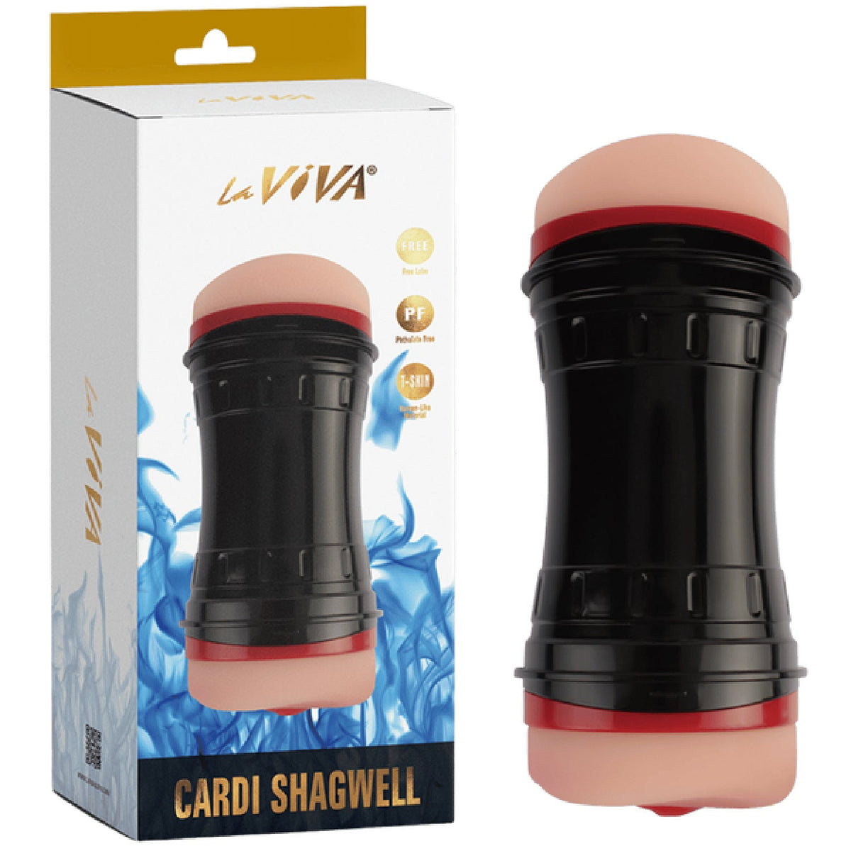 Cardi Shagwell – Realistic Dual-End Stimulation Masturbator Toy > Sex Toys For Men > Masturbators > Manual