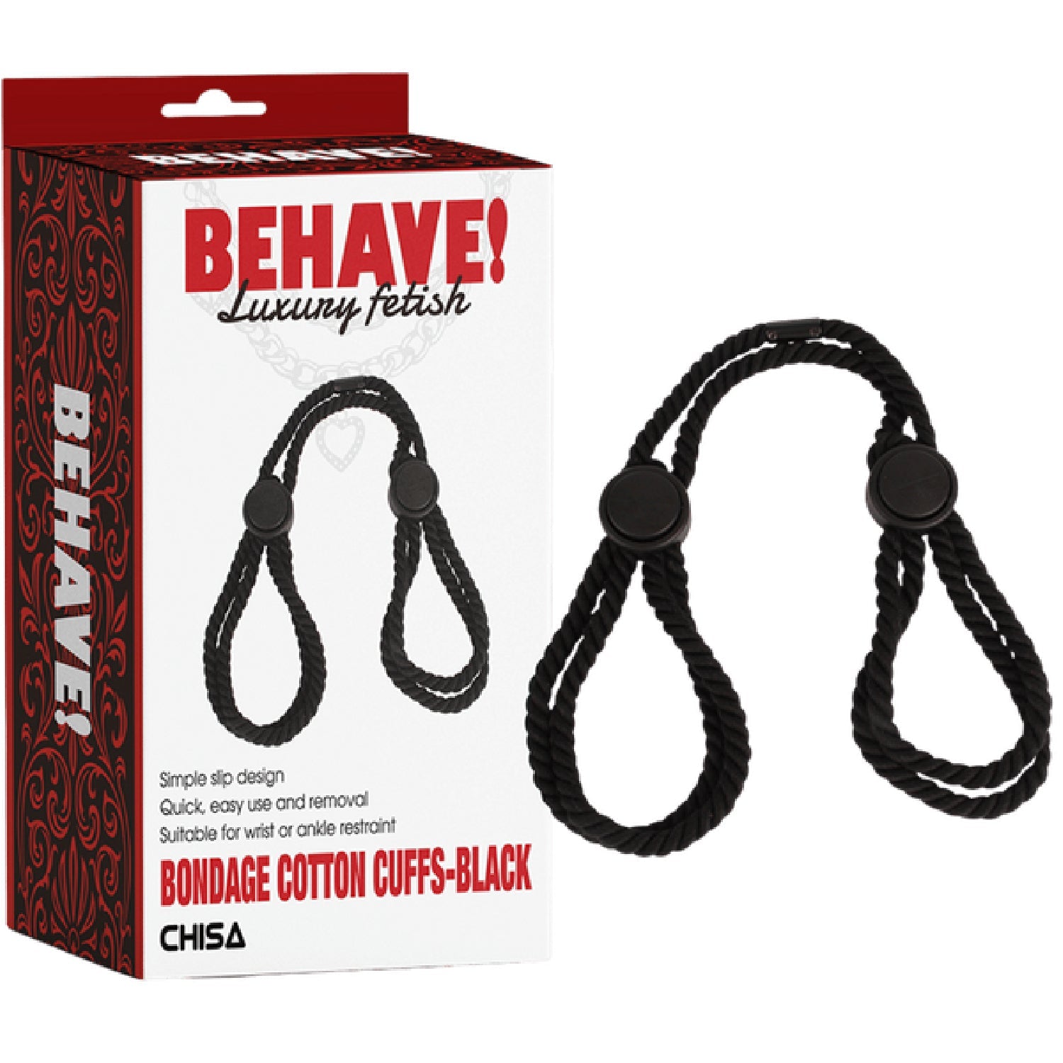 Bondage Cotton Cuffs – Simple Slip Design Restraints > Bondage Gear > Restraints