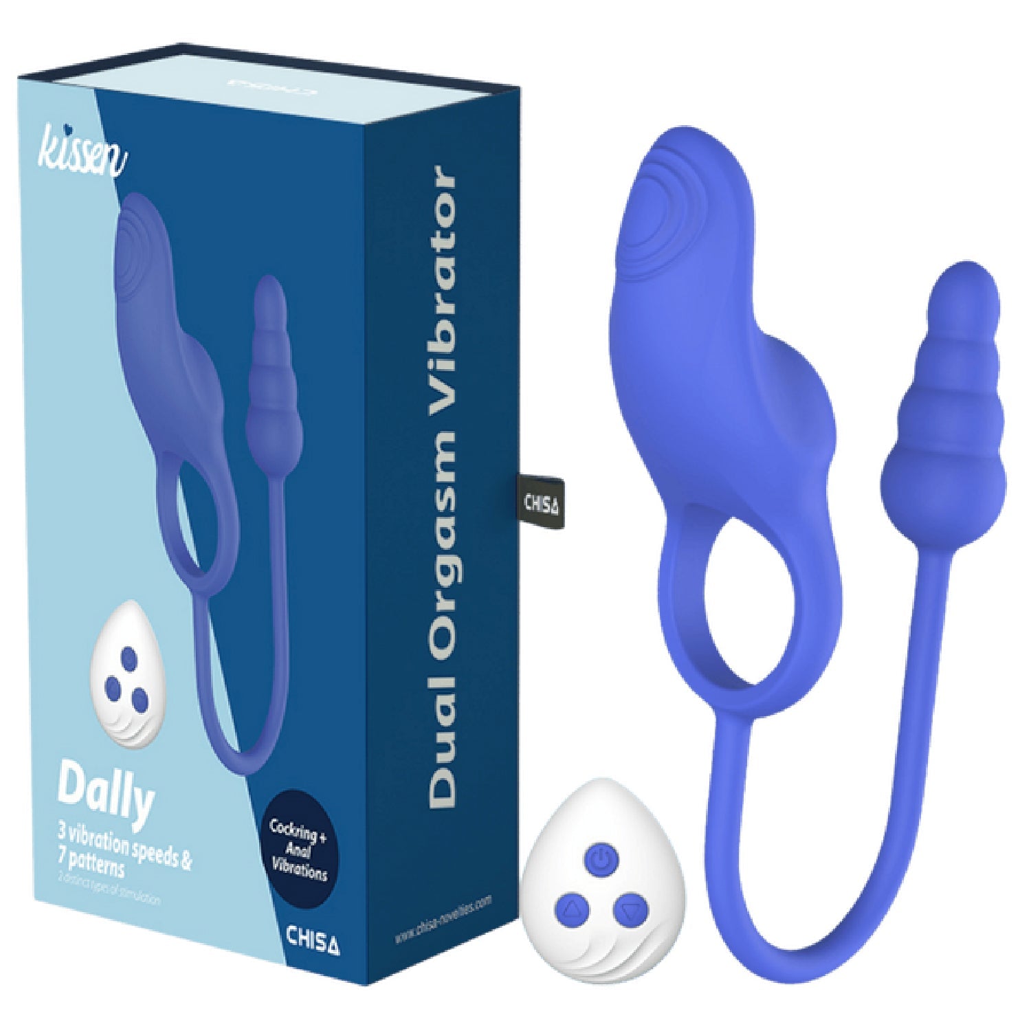 Dally – Waterproof Double Motor Silicone Vibrator 10.6cm Secondary image