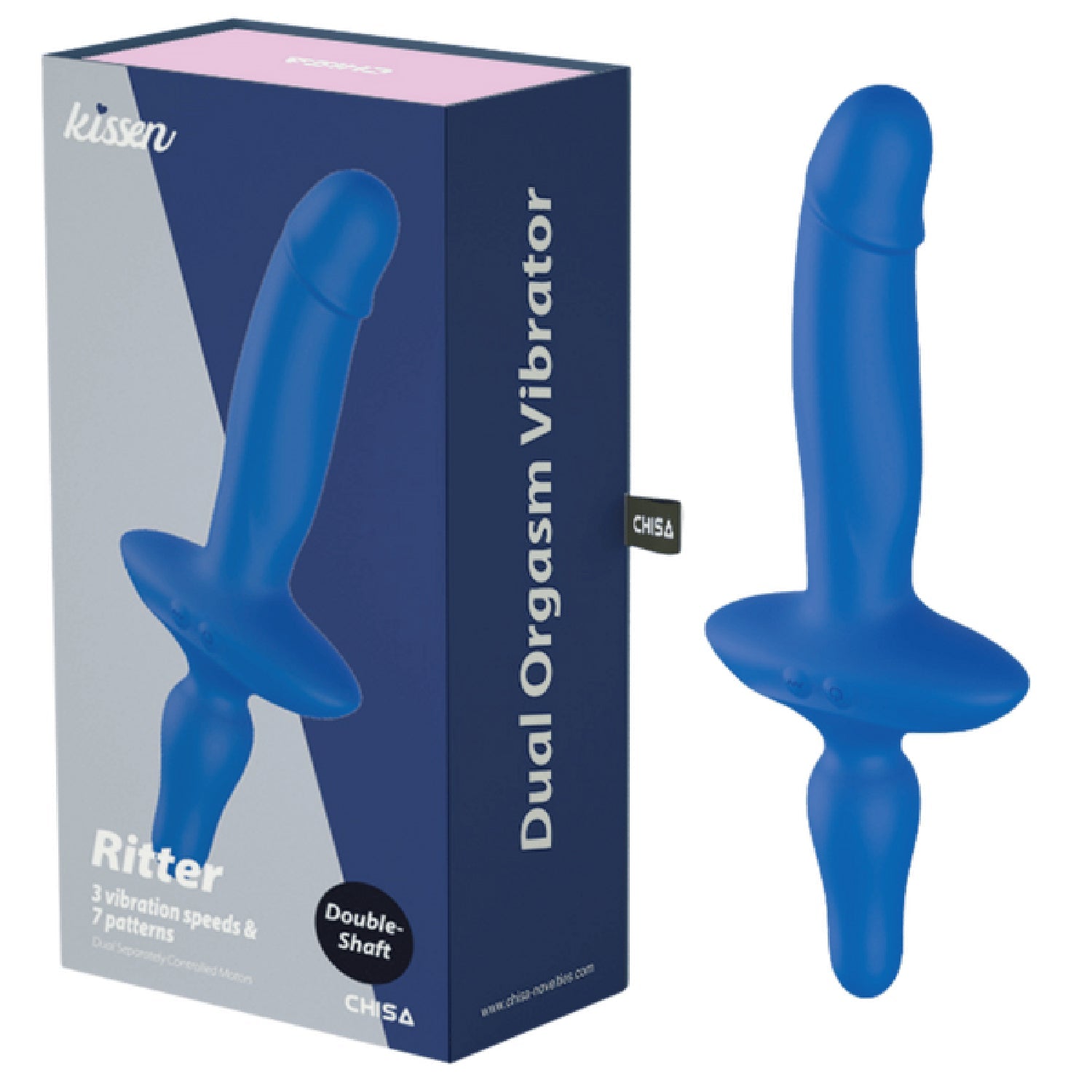 Ritter – Waterproof Double-Motor Silicone Vibrator 26.1cm Secondary image