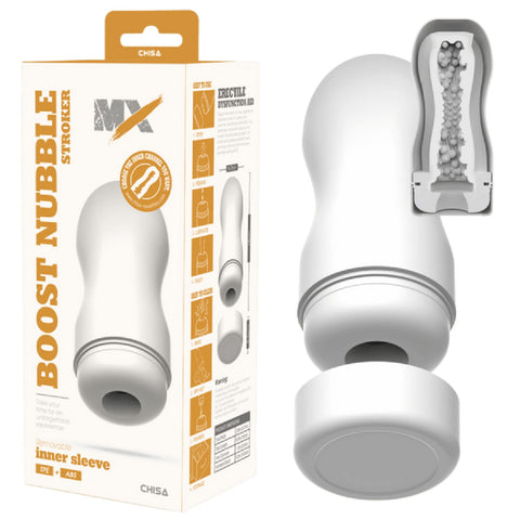 Boost Nubble Stroker – Super-Soft Phthalate-Free TPE+ABS Stroker 16cm > Sex Toys For Men > Masturbators Cup