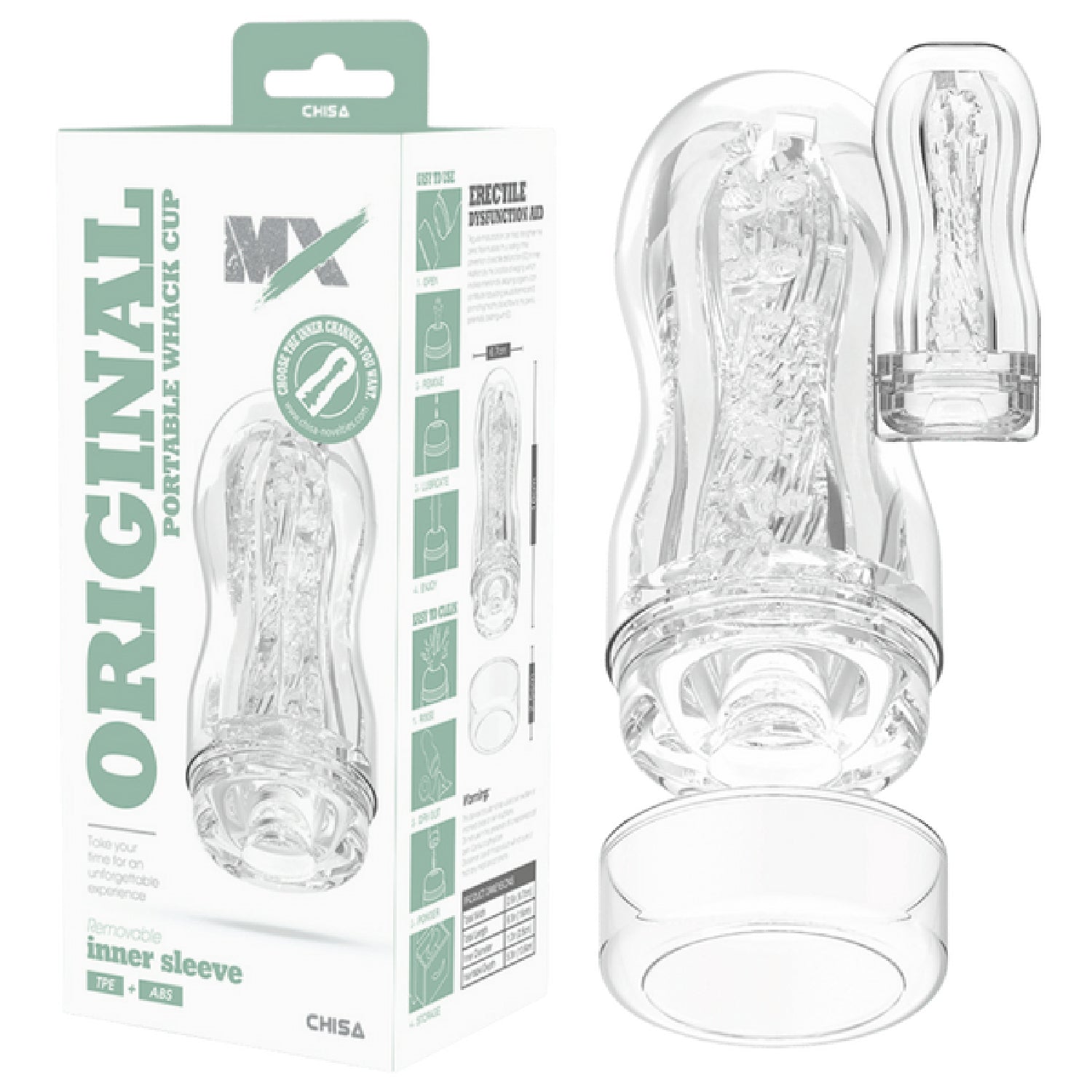 Original Portable Whack Cup – Super-Soft Portable Cup Silicone Toy 16cm > Sex Toys For Men > Masturbators Cup Main image