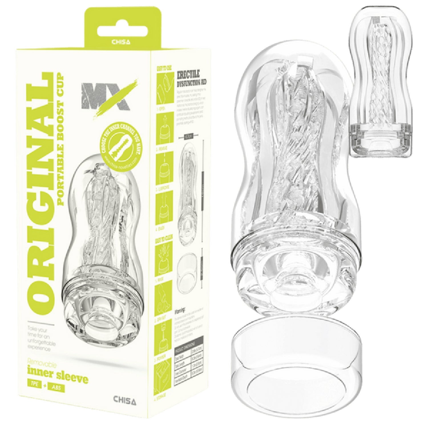 Original Portable Boost Cup – Super-Soft 16cm Sucking Cup > Sex Toys For Men > Masturbators Cup Main image