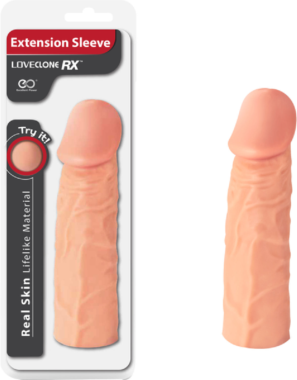 7 Inch Extension Sleeve – Lifelike Material Sleeve > Sex Toys For Men > Penis Sleeves