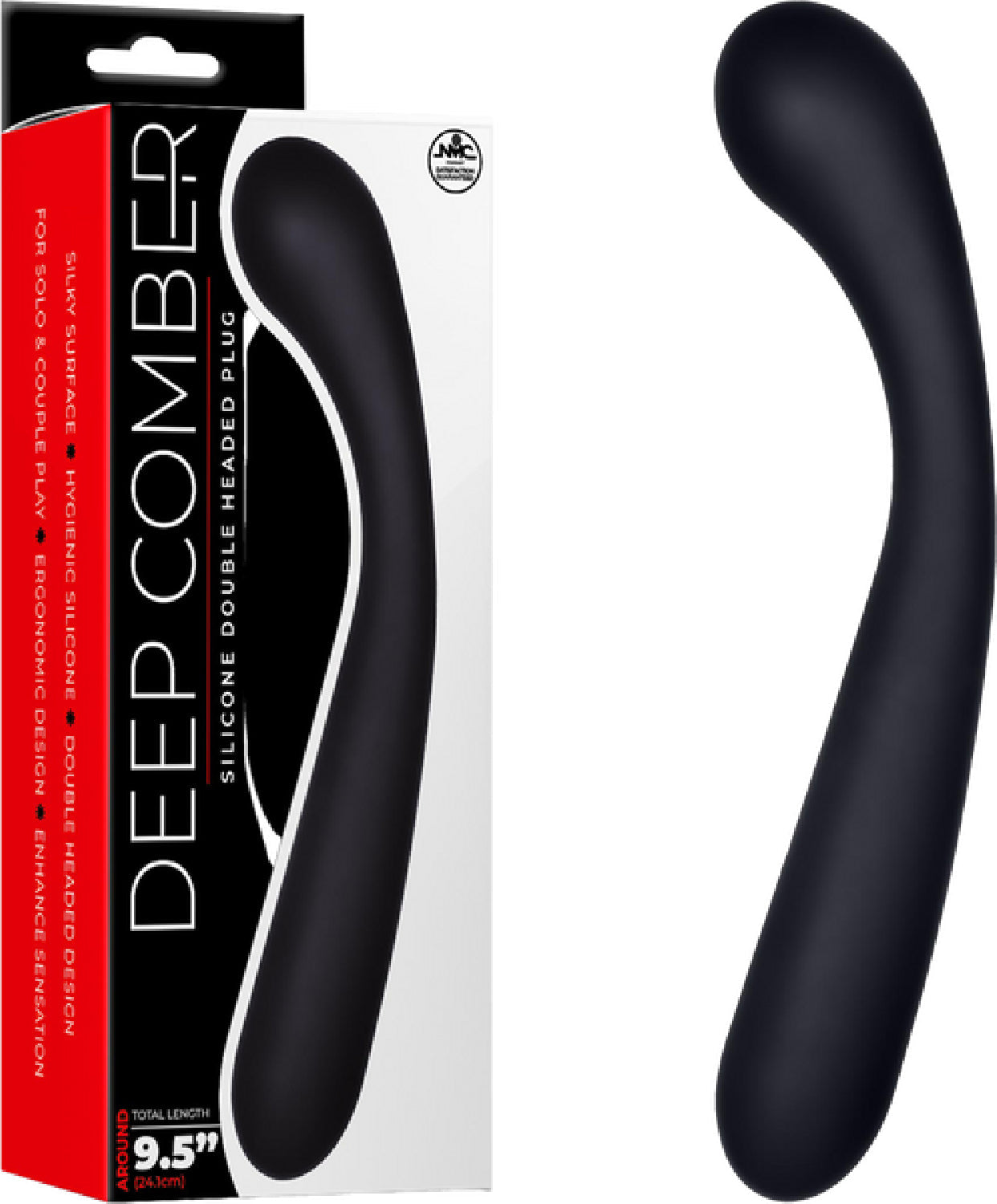 Deep Comber – Double Headed Ergonomic Silicone Vibrator 9.5 Inch Length > Vibrators > Standard Vibrators Main image
