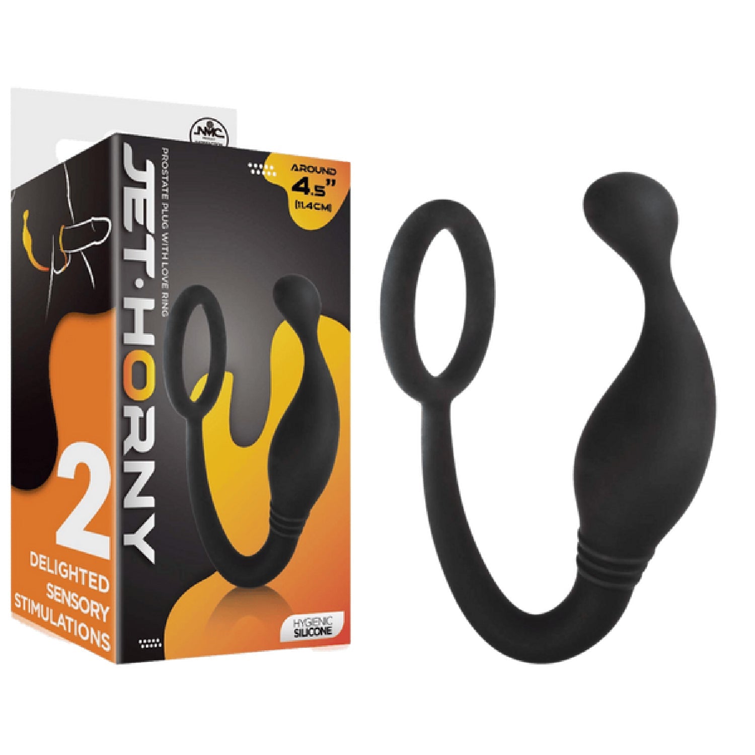Prostate Plug With Love Ring – Hygienic Silicone 4.5 Inch Prostate Plug > Anal Range > Prostate Plugs Main image