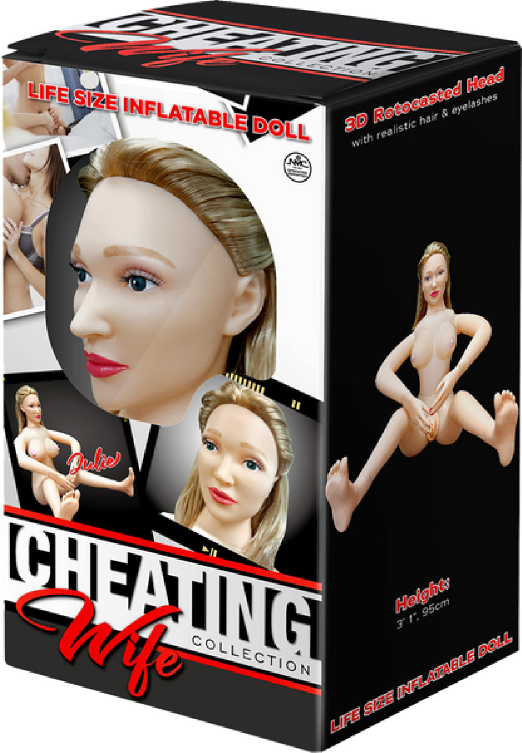 Julie Life Size Inflatable Doll (Flesh) – 3'1 Height Realistic Inflatable Doll Secondary image