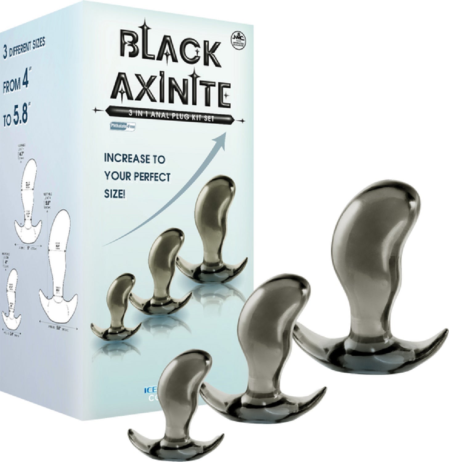 Anal Plug Kit Set - High Transparent TPE Material > Anal Range > Butt Plug Kits
