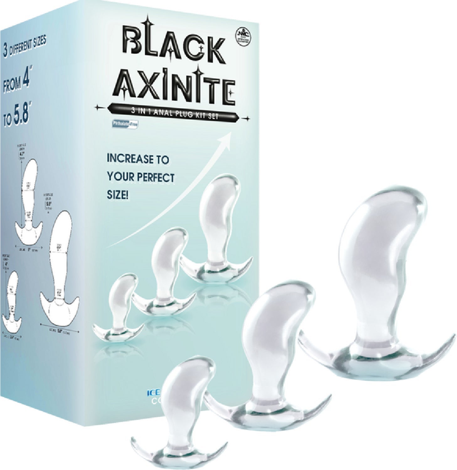 Anal Plug Kit Set - High Transparent TPE Material > Anal Range > Butt Plug Kits