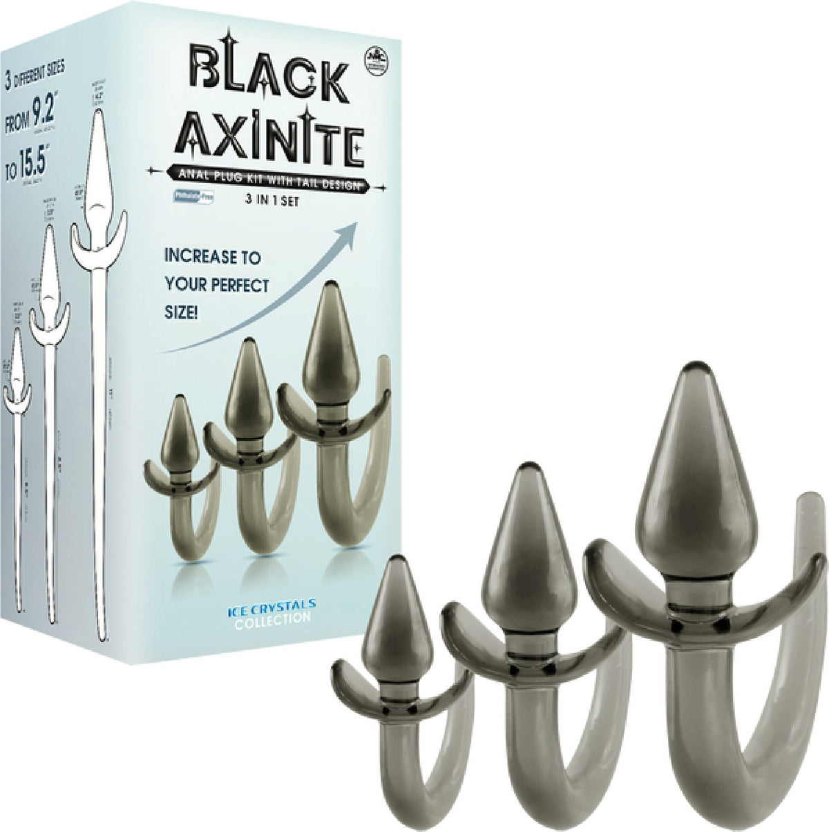 3 in 1 Anal Plug Kit – Flexible Hygienic Plug with Tail > Anal Range > Tail Butt Plugs