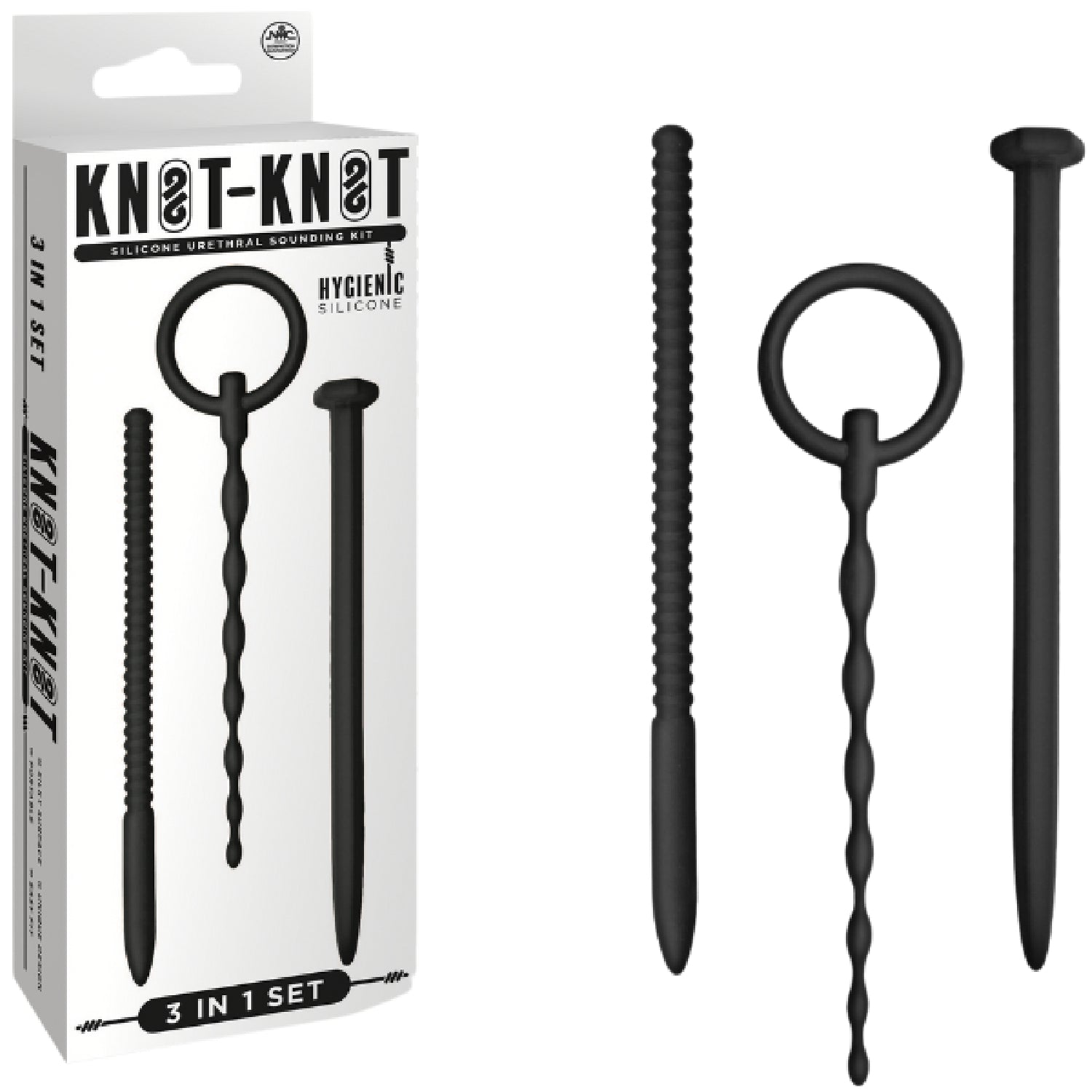 Silicone Urethral Sounding Kit Nail Edition – Body-Safe Silicone Urethral Sounding Kit > Sex Toys For Men > Sounding Rods Main image