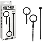 Silicone Urethral Sounding Kit (Black) – Body-Safe 6 to 8 Inch Urethral Sounds > Sex Toys For Men > Sounding Rods