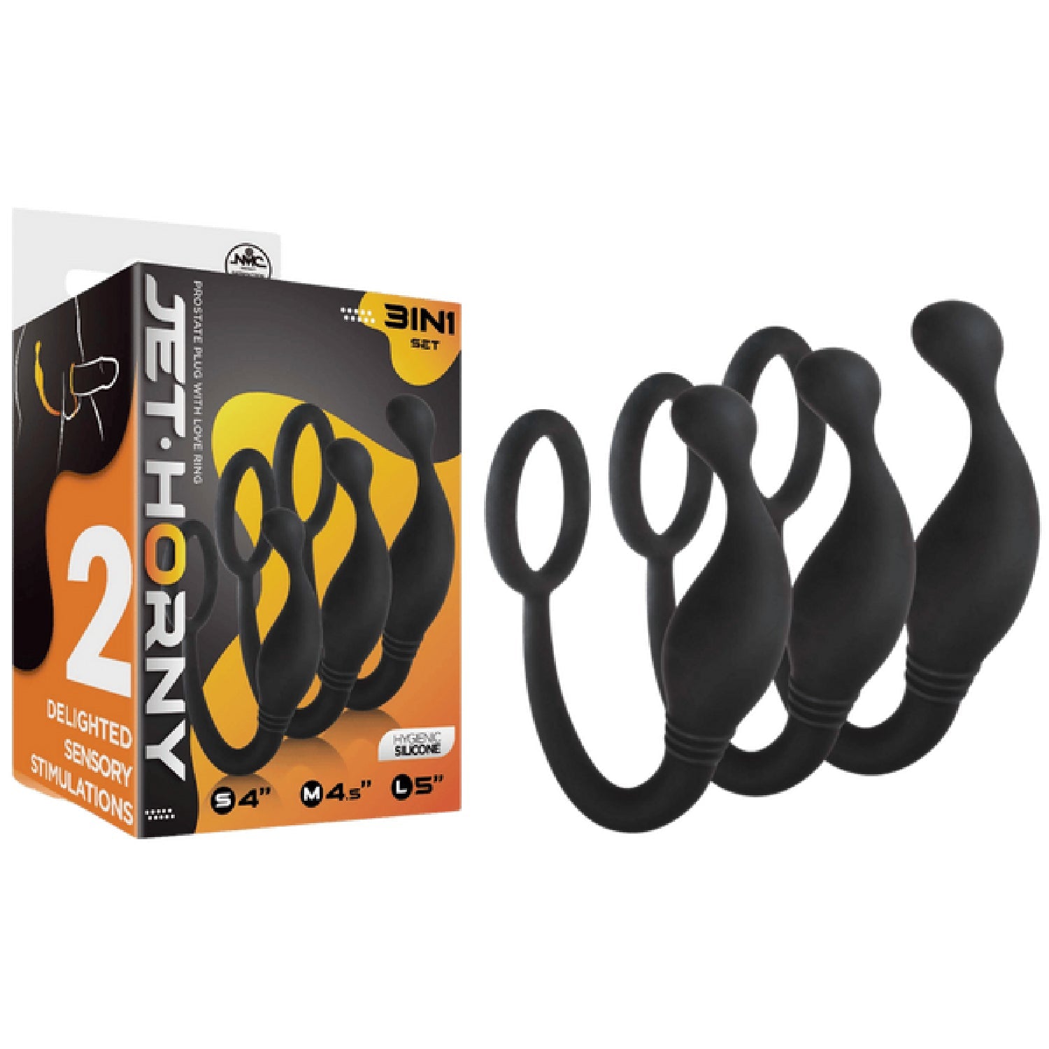 Prostate Plug Set – Hygienic Silicone 3-Piece Small, Medium, and Large Plugs > Anal Range > Prostate Plugs Main image