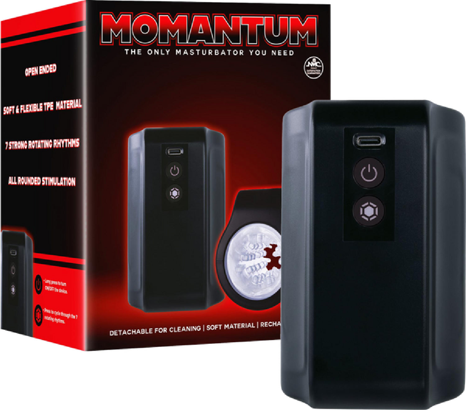 The Hex (Black) > Sex Toys For Men > Masturbators > Vibrating