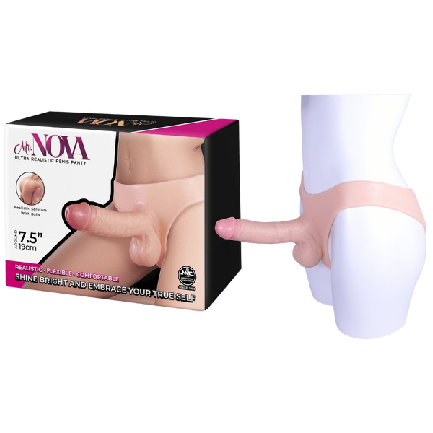 Ultra Realistic 7.5 Inch Penis Panty – Flexible Comfortable Penis Panty > Gender > Bodyforms Main image