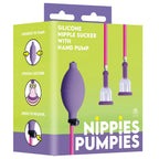 Nippies Pumpies – Silicone Nipple Sucker with 51.6cm Hose Pump > Sex Toys > Nipple Suckers