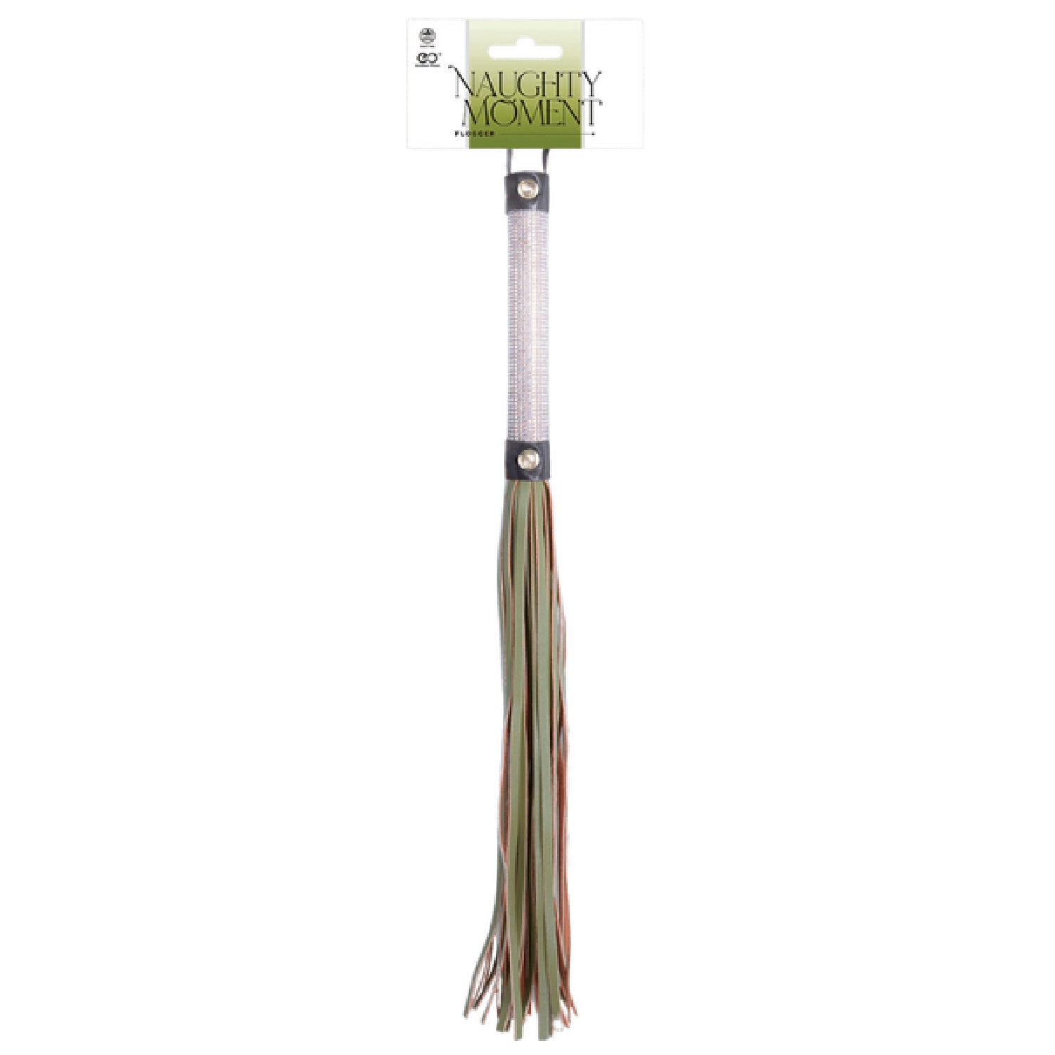 Flogger Diamond Covered Handle 44.5cm – Leather Flogger > Bondage Gear > Whips & Floggers