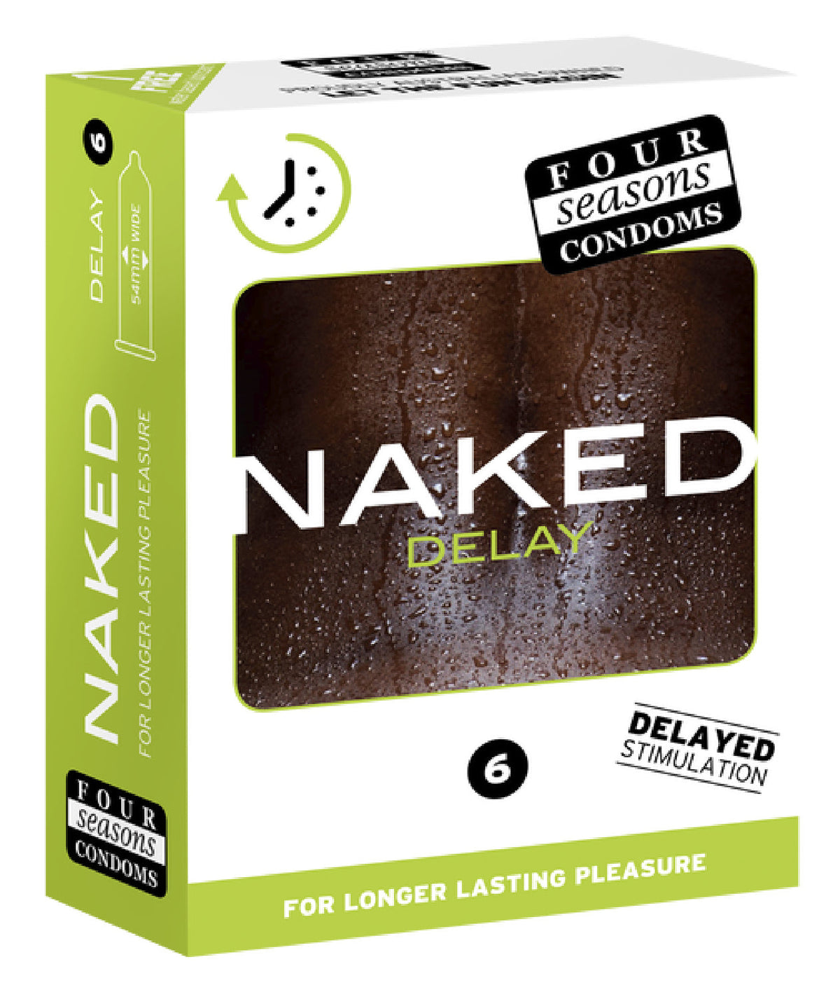 Four Seasons Naked Delay Condom - 6 Pack > Essentials > Condoms