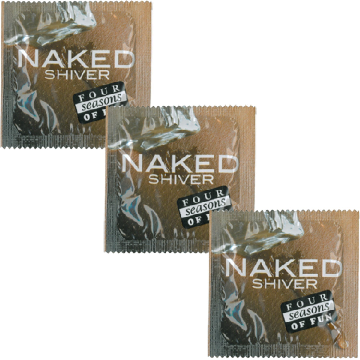 Four Seasons Naked Shiver Condom - 144pc Bulk Pack > Essentials > Condoms Main image