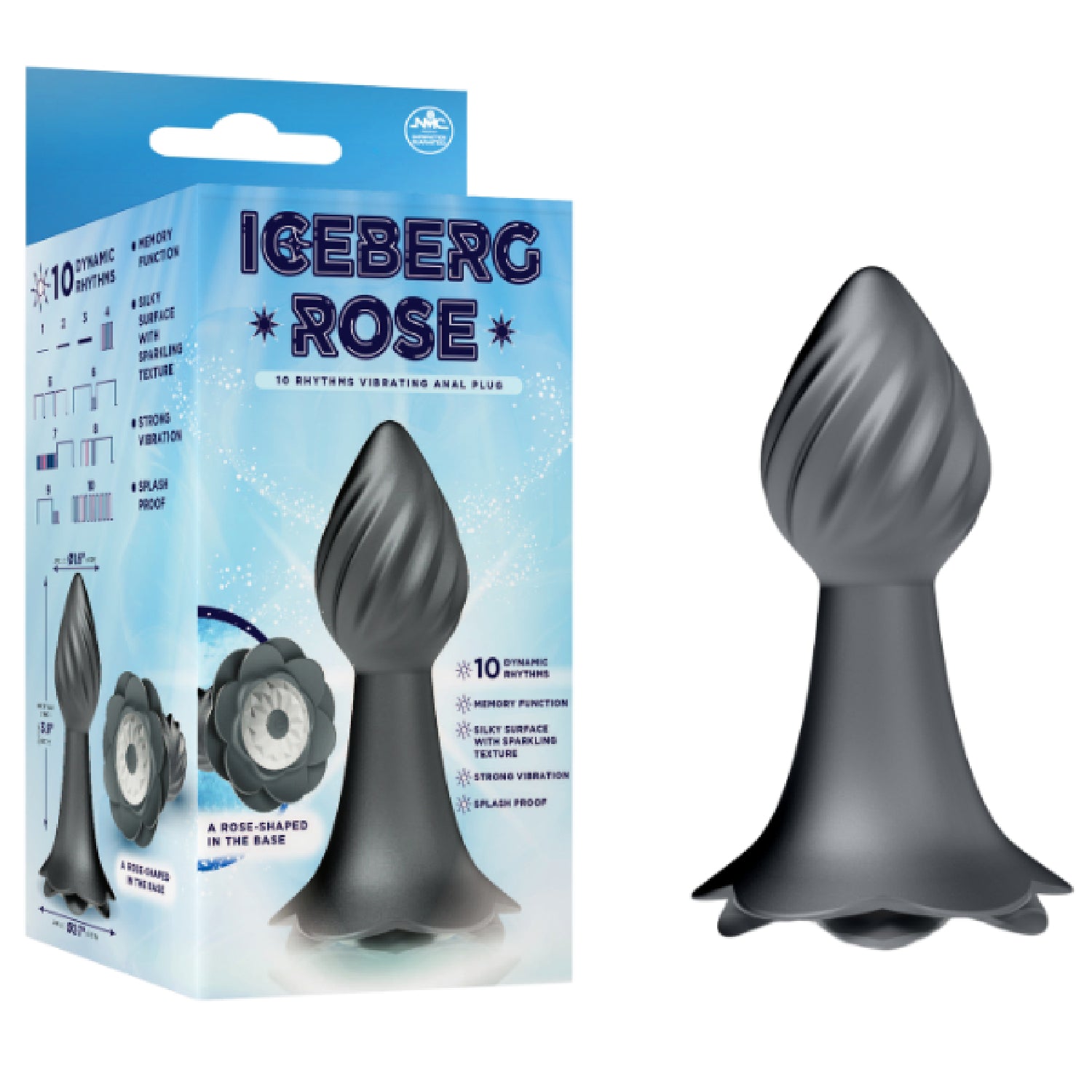 10 Rhythms Vibrating Anal Plug > Anal Range > Vibrating Butt Plugs