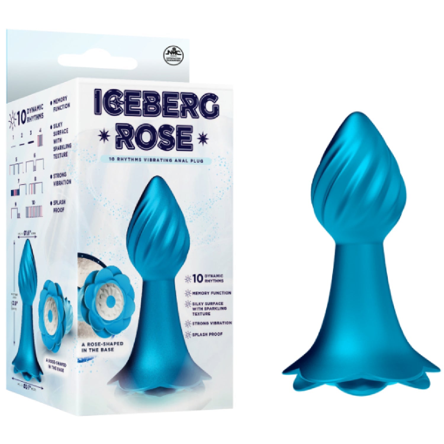 10 Rhythms Vibrating Anal Plug > Anal Range > Vibrating Butt Plugs