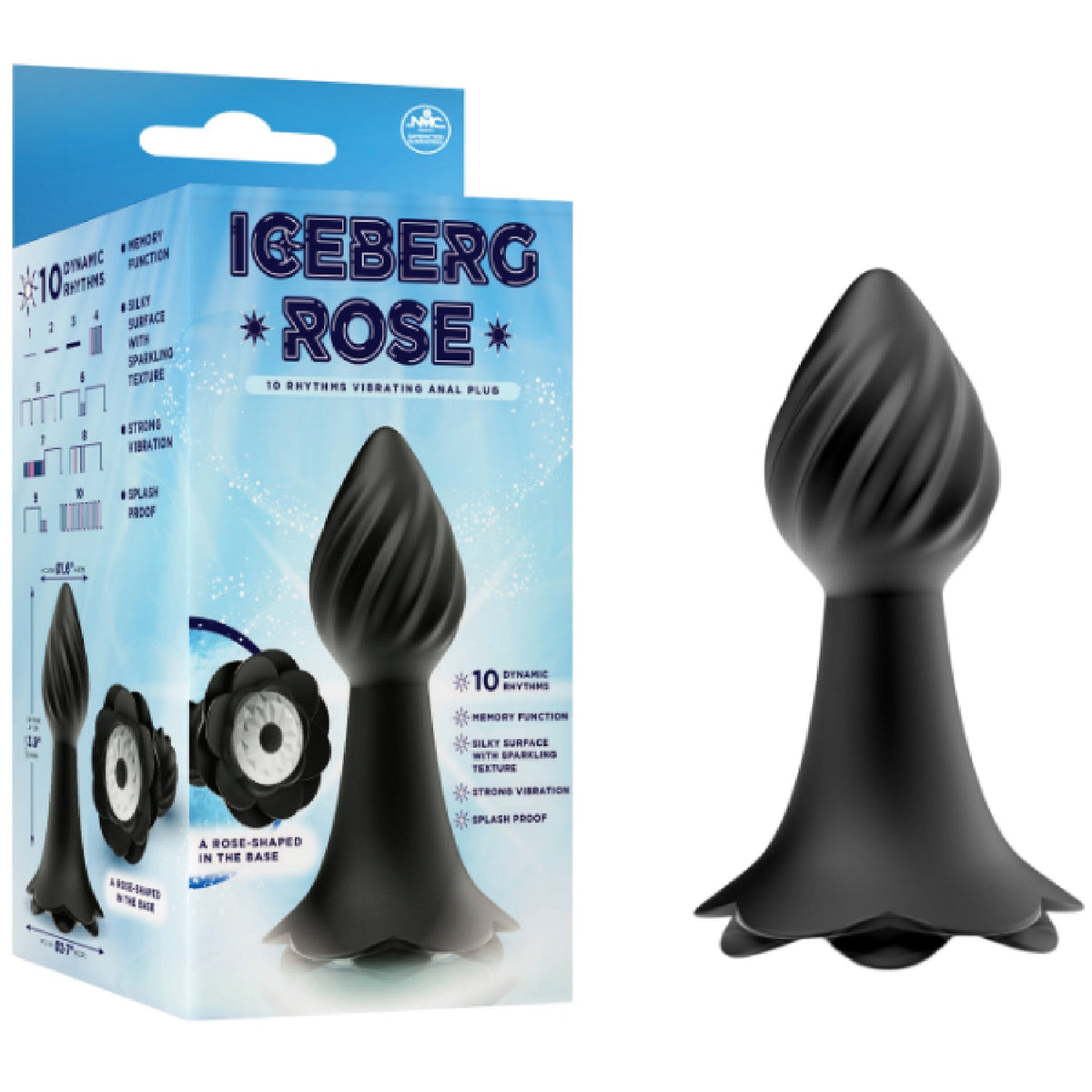 10 Rhythms Vibrating Anal Plug > Anal Range > Vibrating Butt Plugs