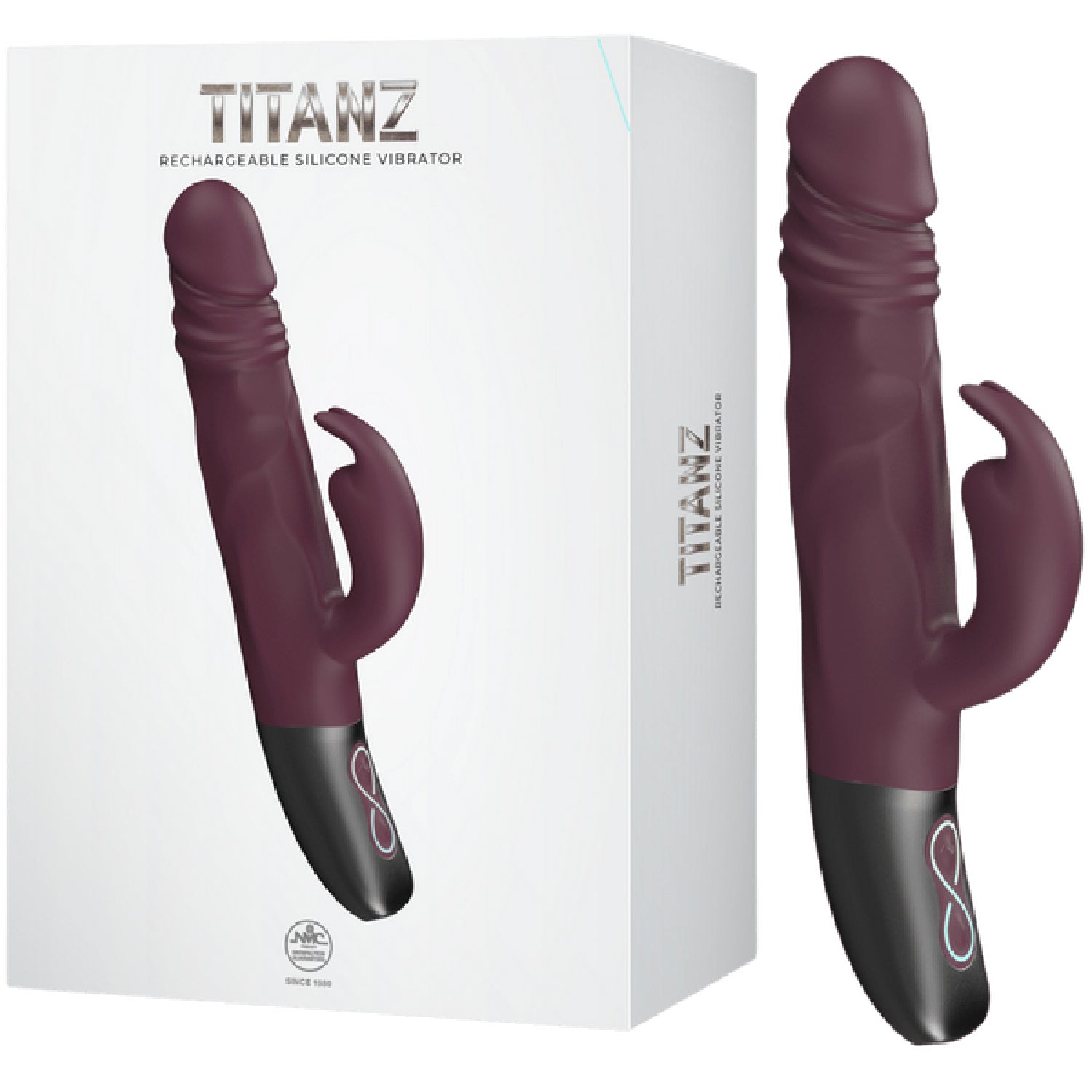 Rotating Rabbit Rechargeable Silicone Vibrator – 13cm Insertable Length Rabbit Vibrator > Vibrators > Ladies > Rabbit
