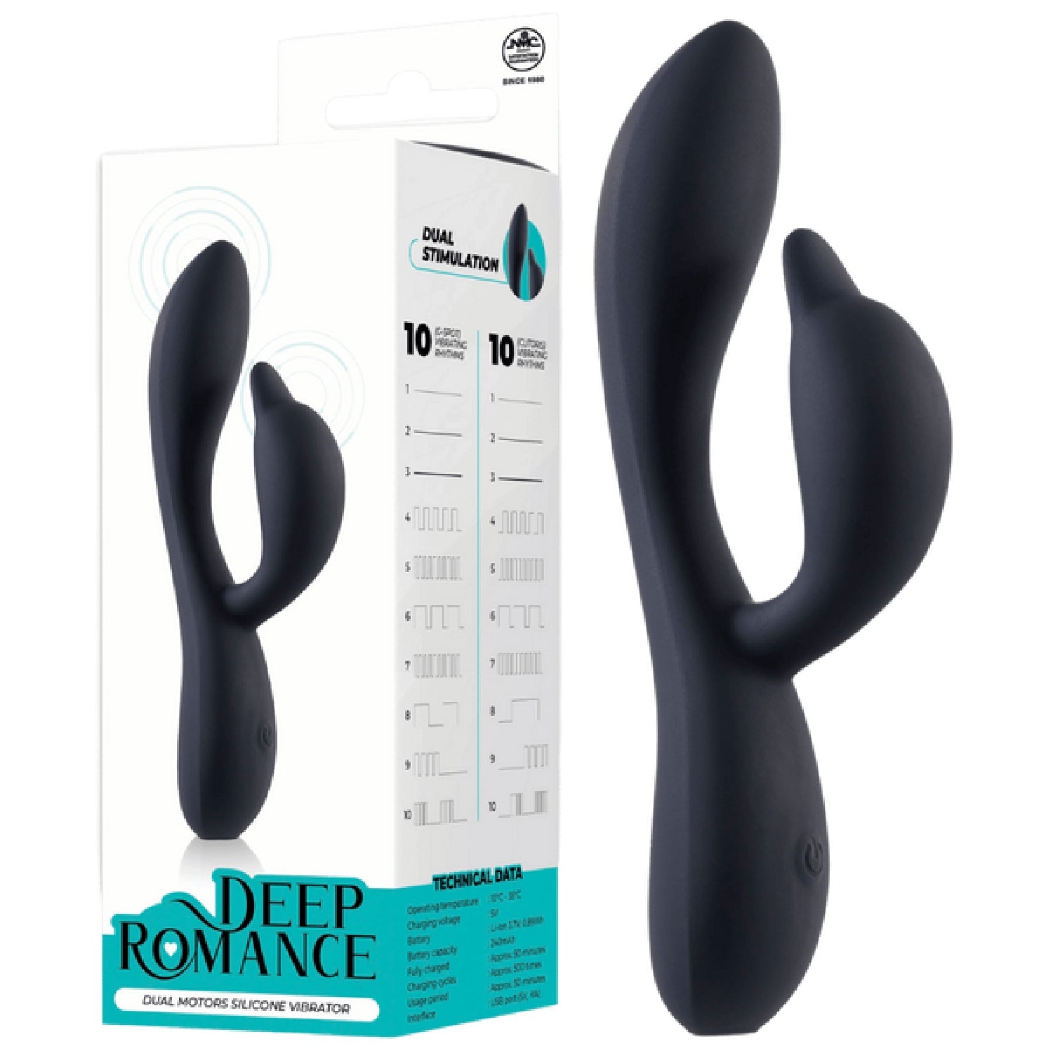Dual Motor Silicone Vibrator 5.8 Inch Splash Proof Rechargeable > Vibrators > Ladies > Rabbit
