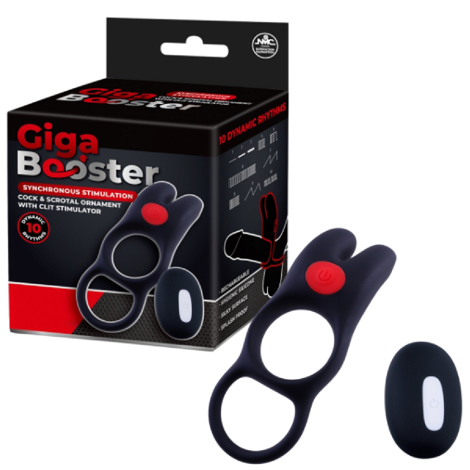 Cock & Scrotal Ring with Clit Stimulator – Erotic Accessory > Sex Toys > Couples Toys