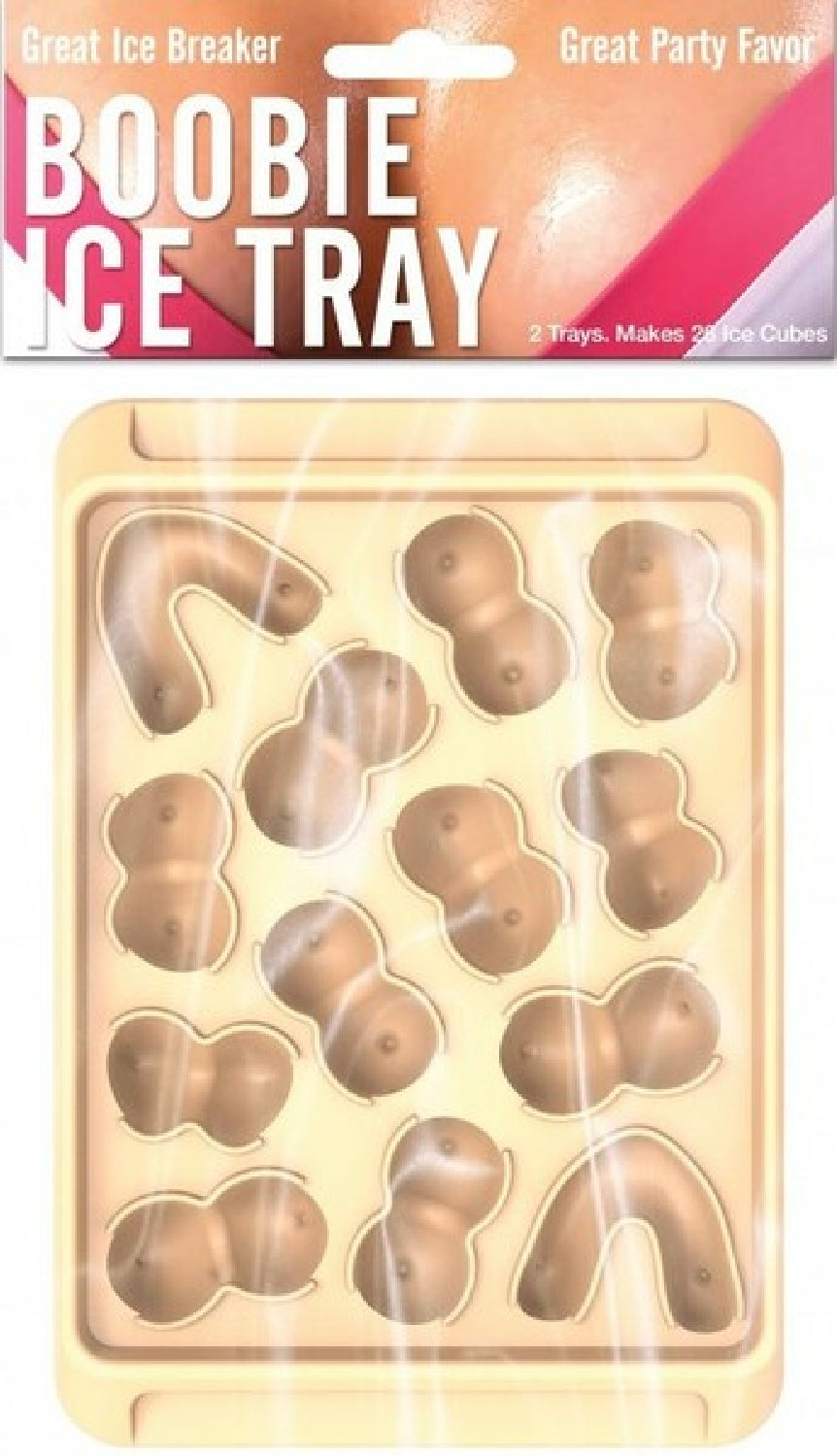 Boobie Ice Cube Tray Set – Durable Food-Grade Silicone Ice Cube Trays > Novelties > Party Supplies