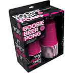 Boobie Beer Pong Set – Party Game with Boobie-Shaped Balls and Plastic Cups > Novelties > Games