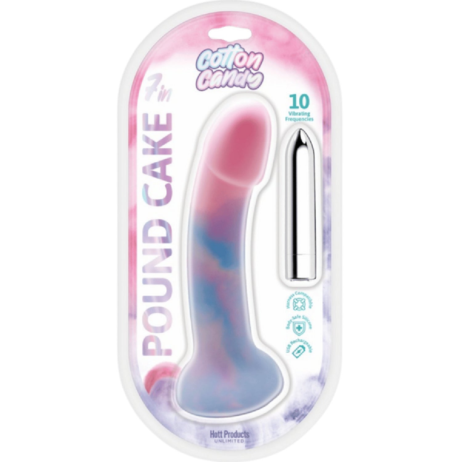 Poundcake Cotton Candy – Medical-Grade Silicone Customizable Vibration Vibrator > Novelties > Candy & Edible Items