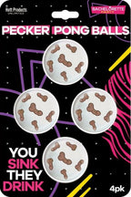 Pecker Beer Pong Balls – Novelty Shaped Game Balls for Beer Pong Accessory > Novelties > Bachelor & Bachelorette Items