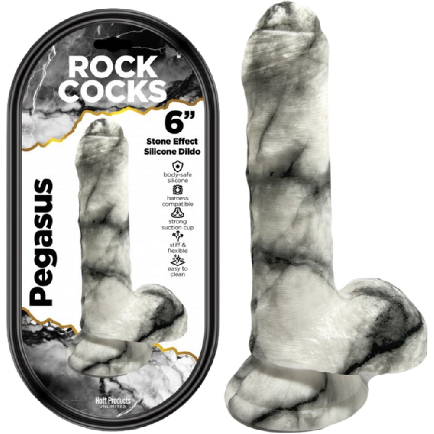 Rock Cocks Pegasus – 6 Inch Textured Dildo > Dildos > Fantasy