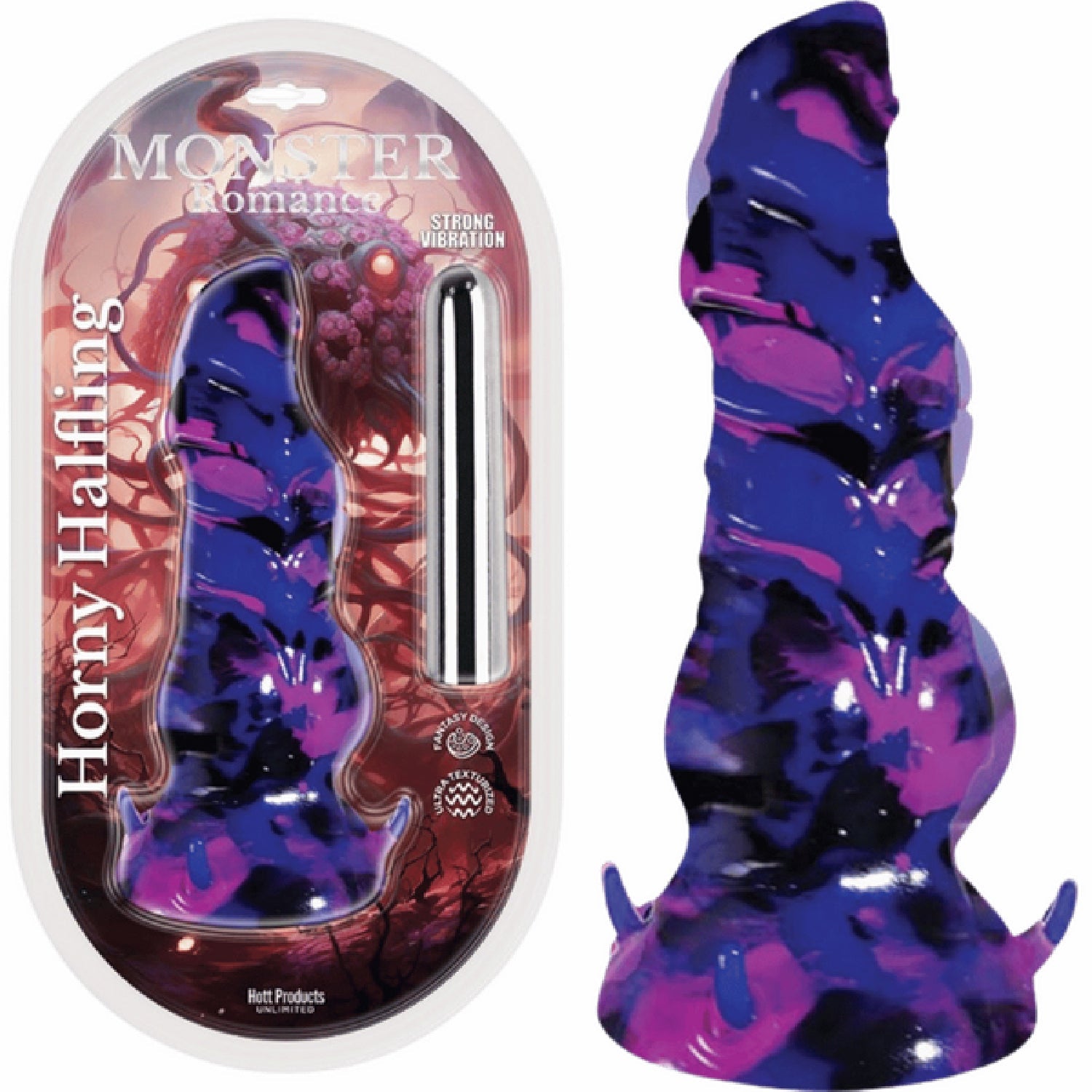 Horny Halfling – Fantasy Monster 7.7" Vibrating Probe Secondary image