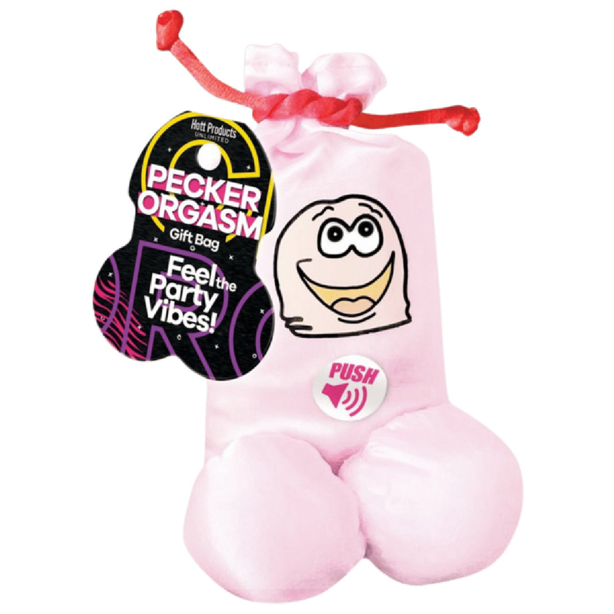 Pecker Orgasm Talking Bag – Audible Party Gift Bag > Novelties > Gag Gifts