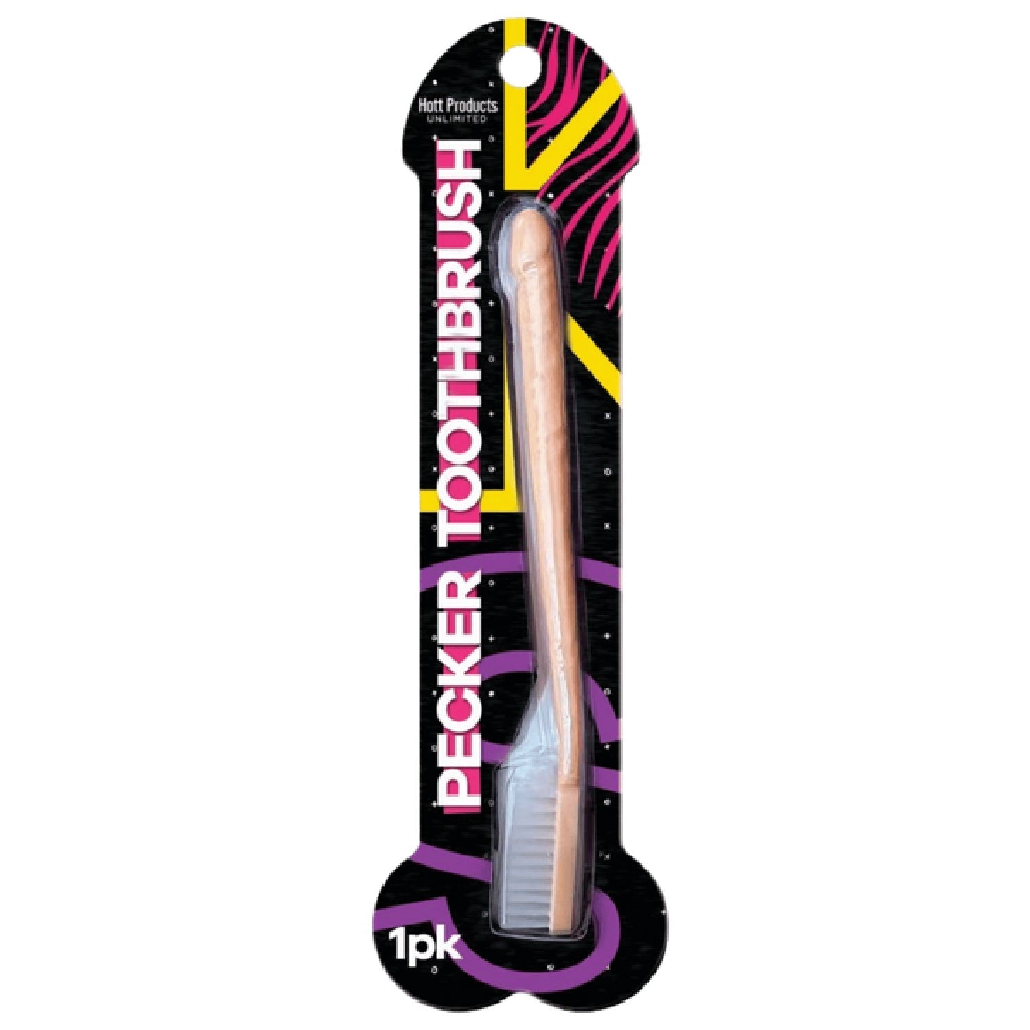 The Pecker Toothbrush – Medium Bristles Ergonomic Oral Care Toothbrush > Novelties > Gag Gifts