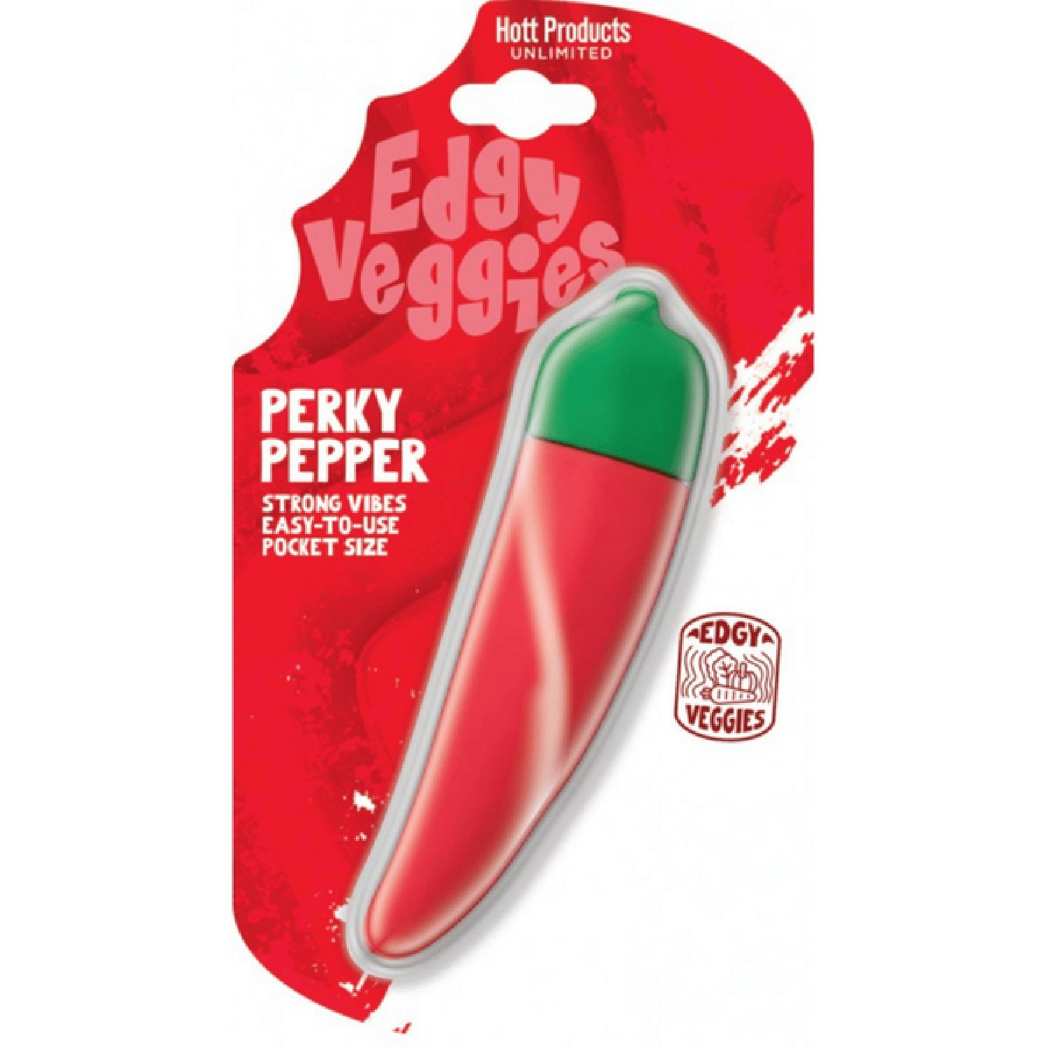 Edgy Veggies Perky Pepper Mini – Water-Resistant 10-Speed Mini Vibrator > Vibrators > Unconventional Main image