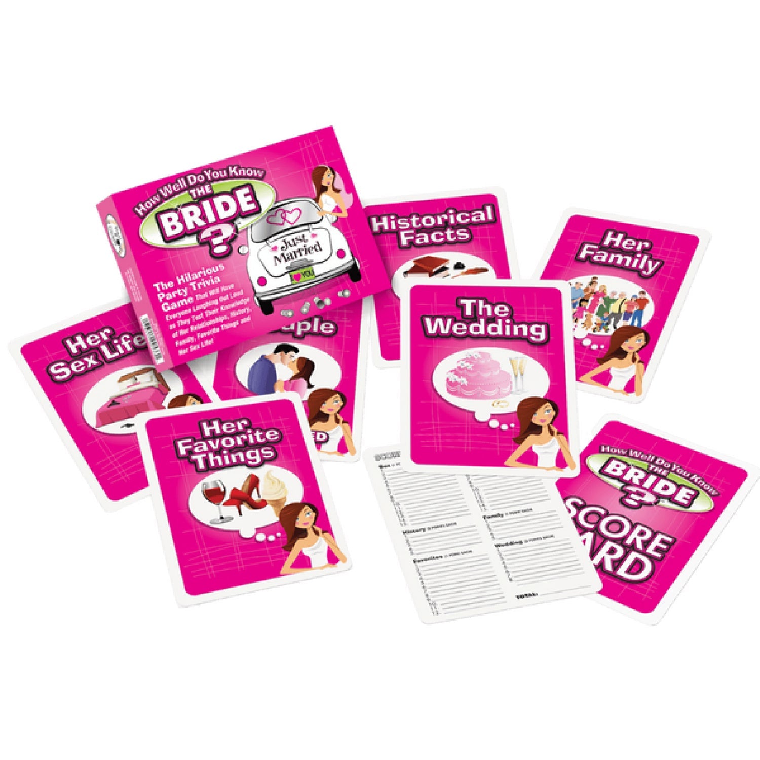 How Well Do You Know The Bride Trivia Game – Party Game > Novelties > Card Games