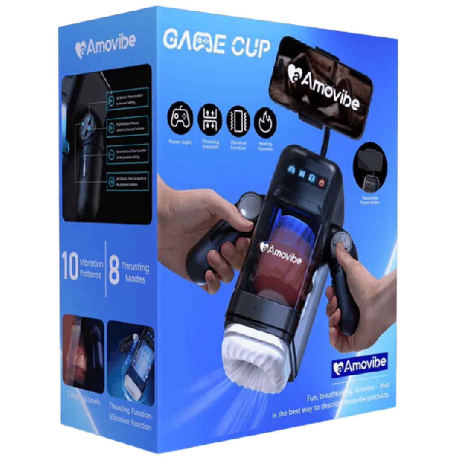 Game Cup Thrusting Male Masturbator – 10 Telescopic Modes and Vibration Frequencies Male Stroker > Sex Toys For Men > Masturbators Premium